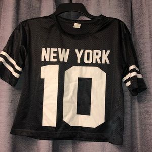 Rue 21 New York cropped shirt